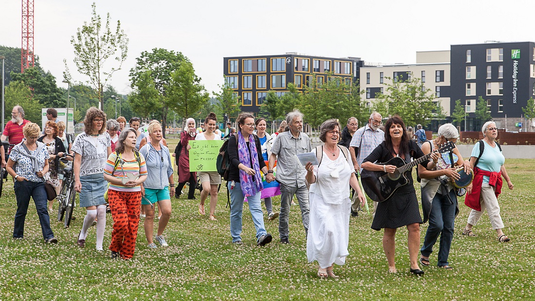 Friedensklangweg Abmarsch Friedensklangweg Abmarsch