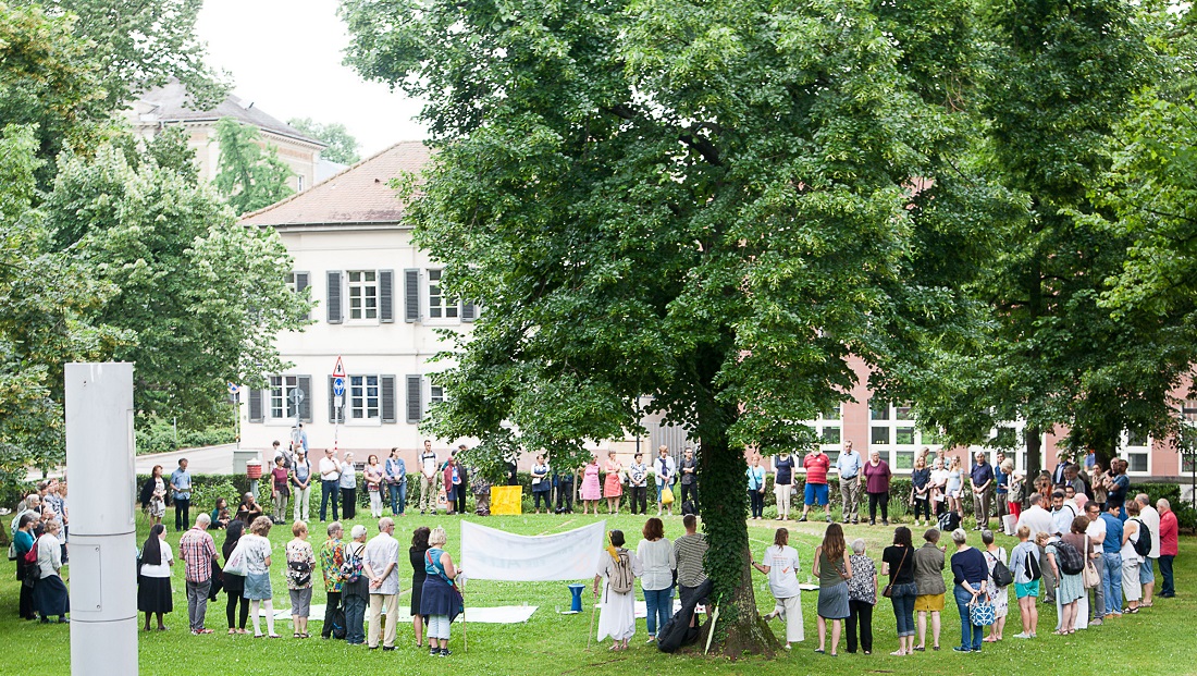 Friedensgebet Labyrinth